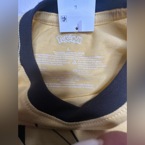 Yellow Pikachu Kids T-Shirt - Picture 7 of 11